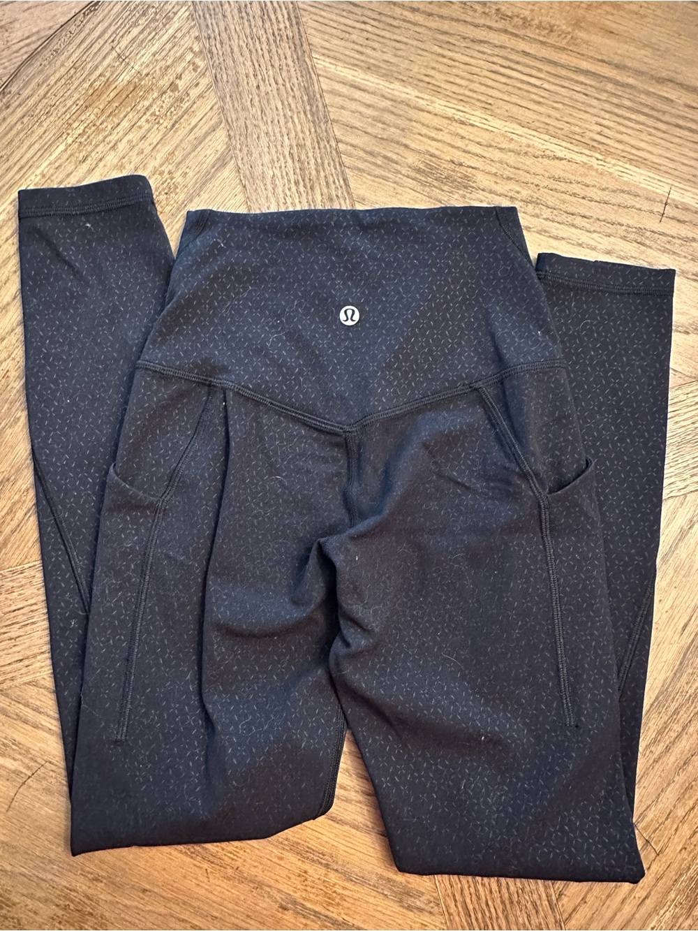 lululemon athletica Black High-Rise Side-Pocket Leggings